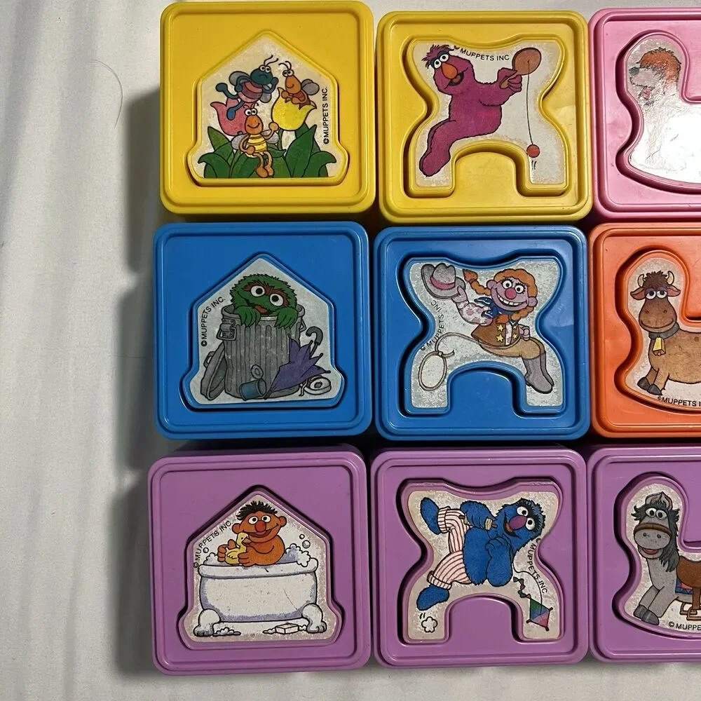 Playskool Match Ups Sesame Street Matching Puzzle Cubes (36‎ Pieces)